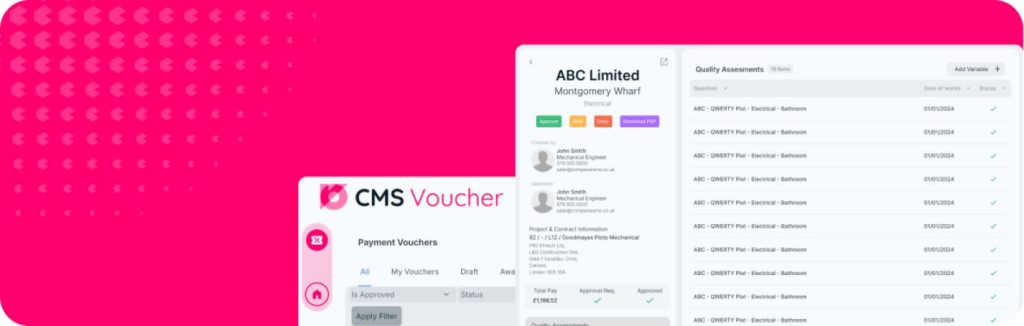 CMS Voucher dashboard