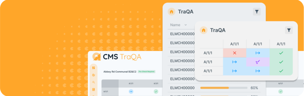 CMS Traqa dashboard