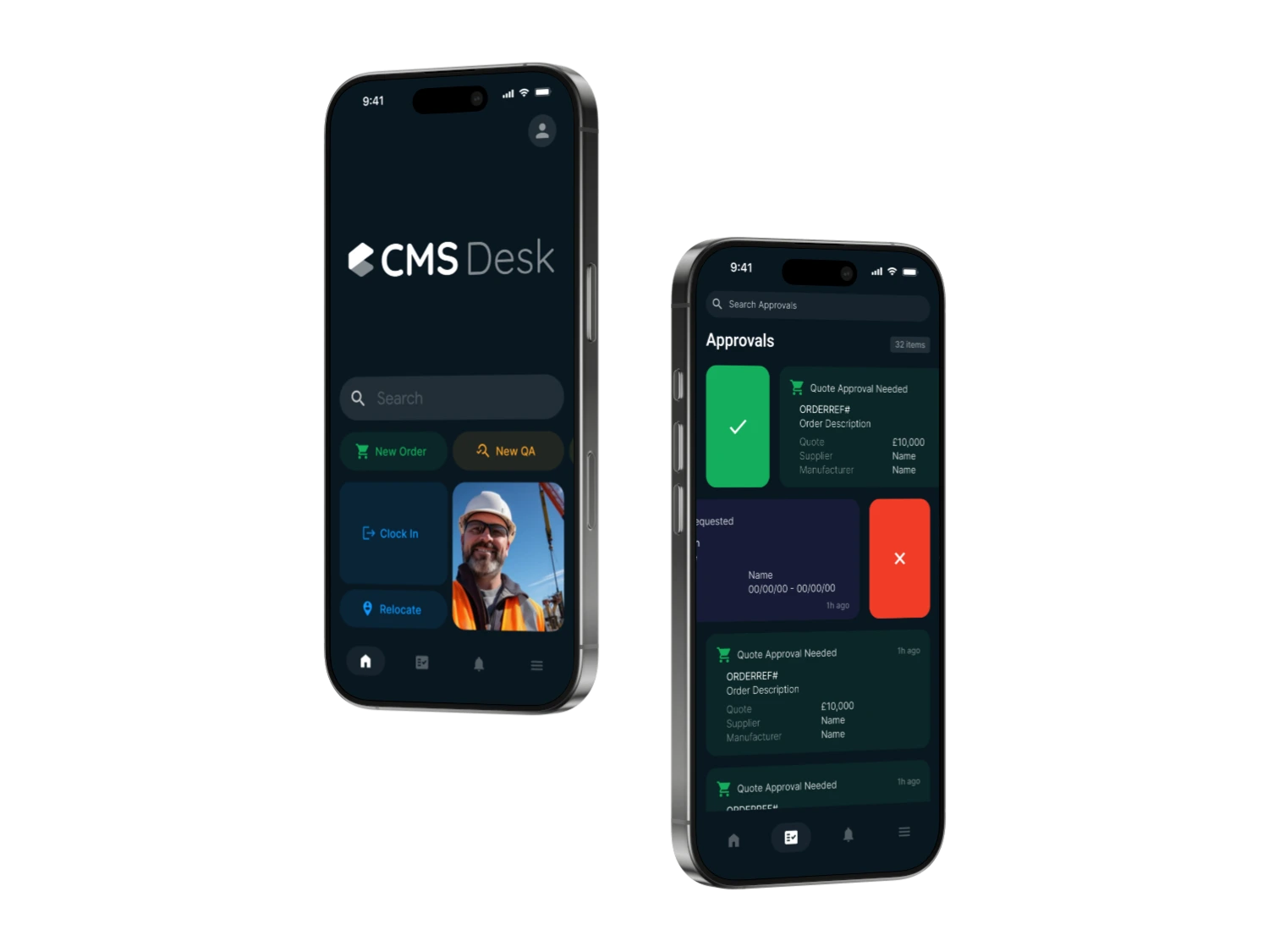 CMS Clock in, Clock out app