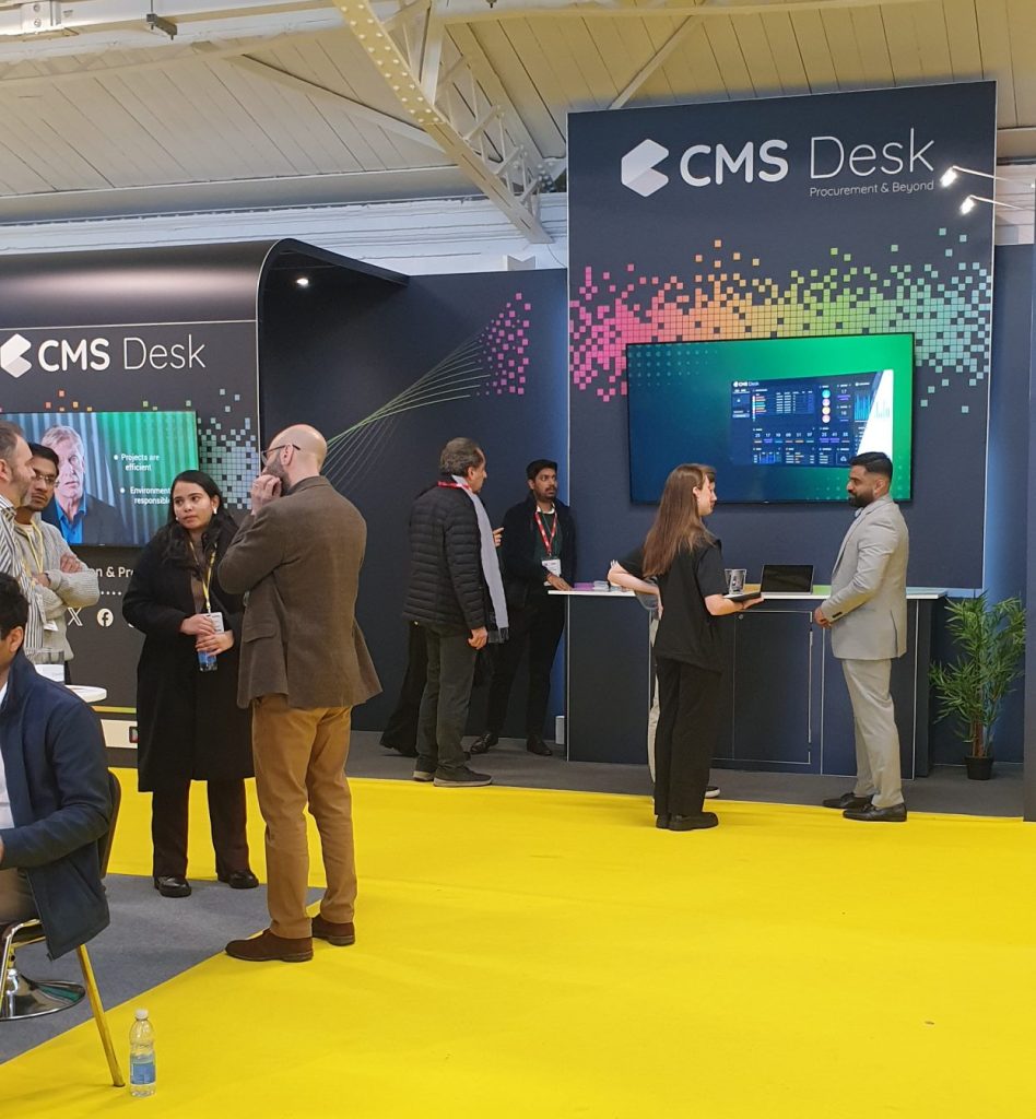 CMSDesk stand at London build EXPO