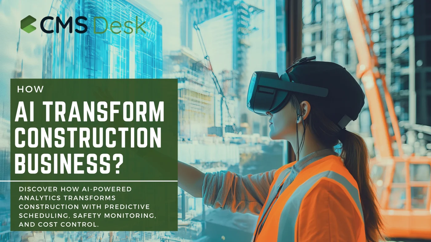 how AI-powered analytics transforms construction with predictive scheduling, safety monitoring, and cost control.